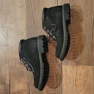 Waterproof Black Leather Nellie Chukka Timberland Boots